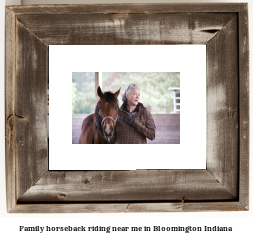 family horseback riding near me in Bloomington, Indiana